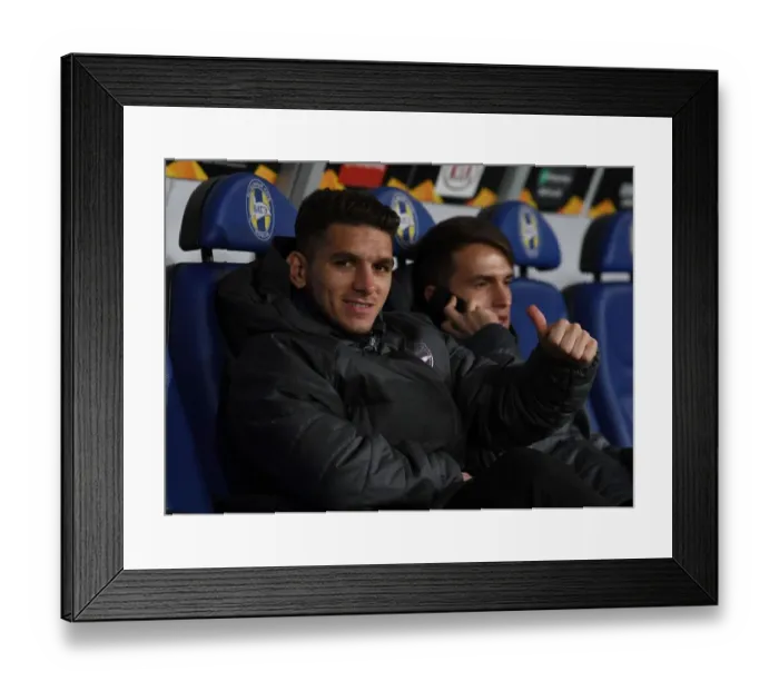 Framed Print : Lucas Torreira: Arsenal's Focus Ahead of BATE Borisov Europa League Clash