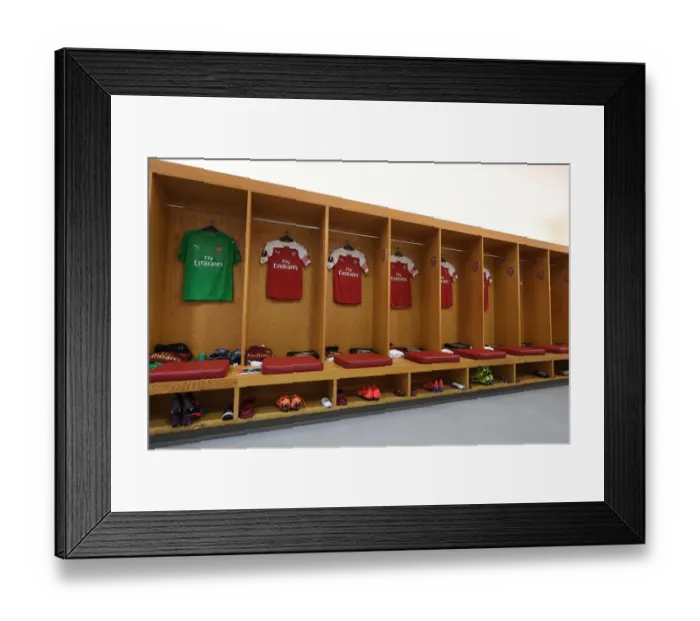 Framed Print : Arsenal v BATE Borisov - UEFA Europa League Round of 32: Second Leg
