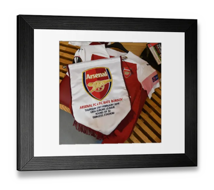 Framed Print : Arsenal's Europa League Battle: Preparing for BATE Borisov at Emirates Stadium Framed Print : Arsenal's Europa League Battle: Preparing for BATE Borisov at Emirates Stadium