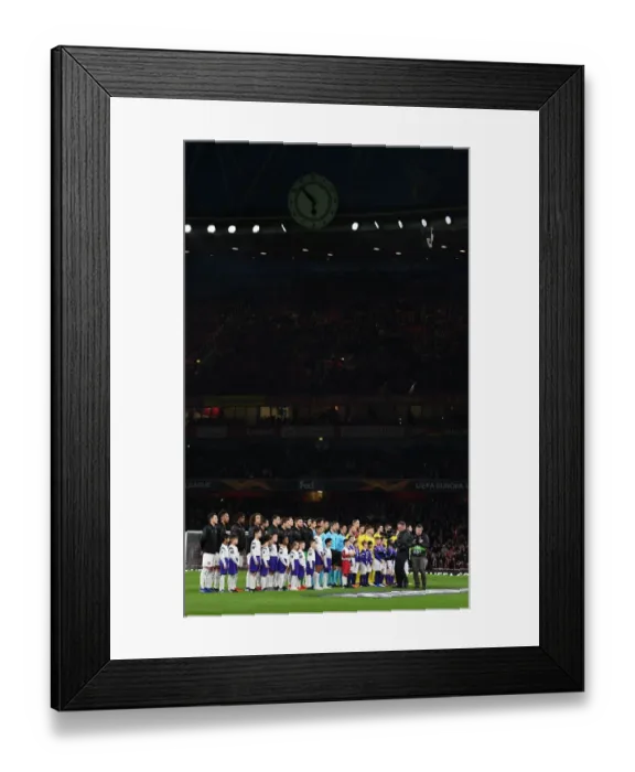 Framed Print : Arsenal vs BATE Borisov: Europa League Showdown at Emirates Stadium