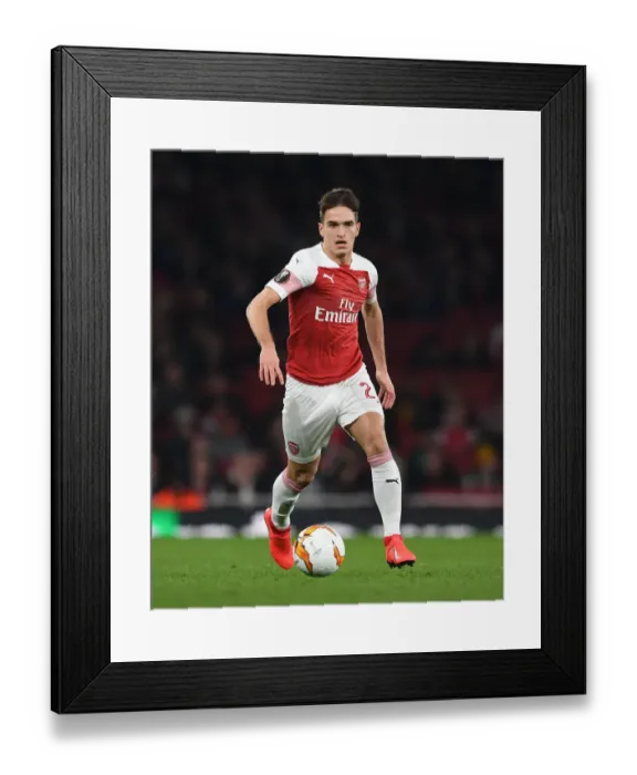 Framed Print : Arsenal's Denis Suarez in Europa League Action vs BATE Borisov