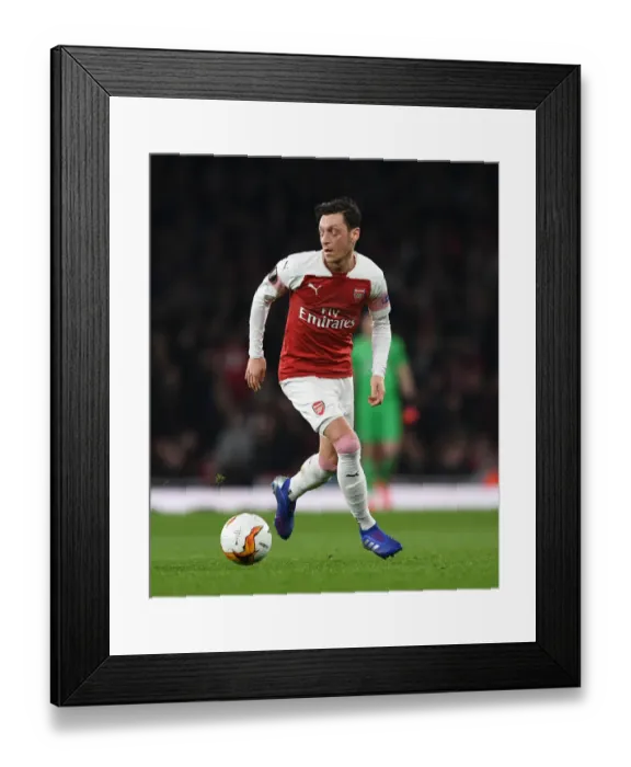 Framed Print : Mesut Ozil: Arsenal's Europa League Showdown vs. BATE Borisov