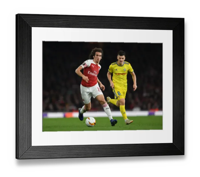 Framed Print : Arsenal vs BATE Borisov: Matteo Guendouzi Clashes with Stanislav Dragun in Europa League Showdown Framed Print : Arsenal vs BATE Borisov: Matteo Guendouzi Clashes with Stanislav Dragun in Europa League Showdown