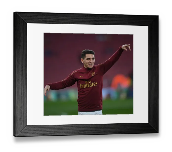 Framed Print : Arsenal's Lucas Torreira Gears Up for Europa League Showdown against BATE Borisov