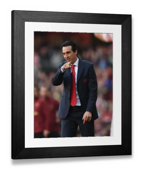 Framed Print : Unai Emery Leads Arsenal Against Southampton in Premier League Showdown Framed Print : Unai Emery Leads Arsenal Against Southampton in Premier League Showdown
