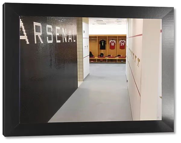Exclusive: A Peek into Arsenal's Changing Room Before the Arsenal vs Southampton Match (Premier League, Emirates Stadium)