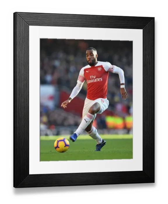 Framed Print : Alexandre Lacazette in Action: Arsenal vs Southampton, Premier League 2018-19 Framed Print : Alexandre Lacazette in Action: Arsenal vs Southampton, Premier League 2018-19