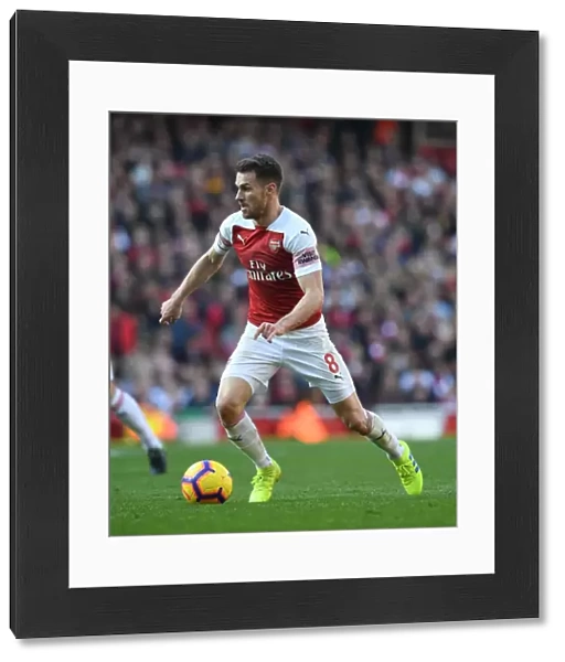 Arsenal's Aaron Ramsey in Action Against Southampton in the Premier League