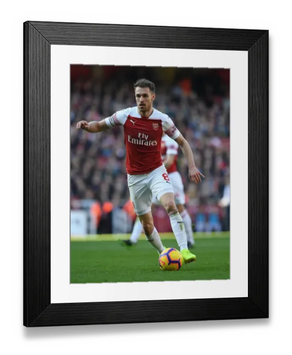 Framed Print : Aaron Ramsey in Action: Arsenal vs. Southampton, Premier League 2018-19 Framed Print : Aaron Ramsey in Action: Arsenal vs. Southampton, Premier League 2018-19
