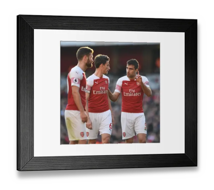 Framed Print : Sokratis and Laurent Koscielny (Arsenal)