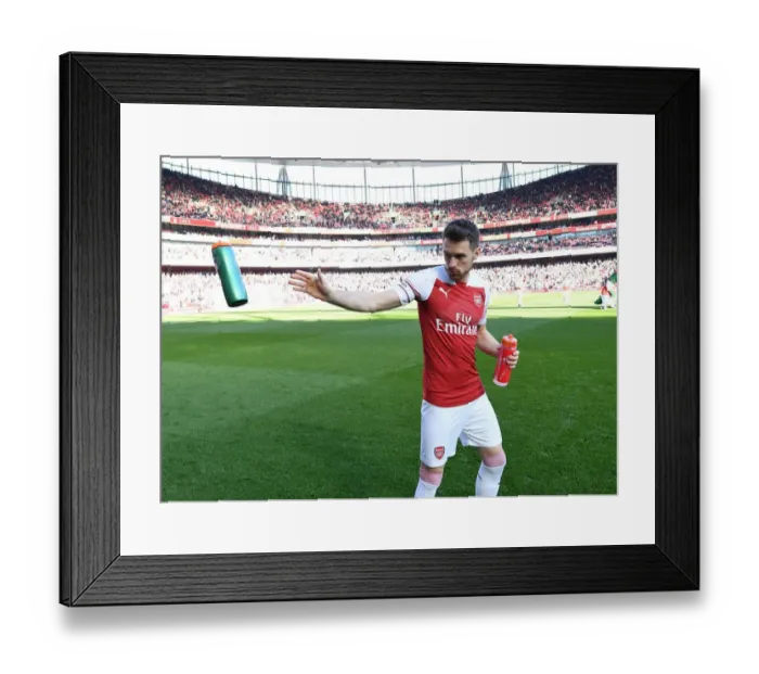 Framed Print : Aaron Ramsey (Arsenal). Arsenal 2:0 Southampton