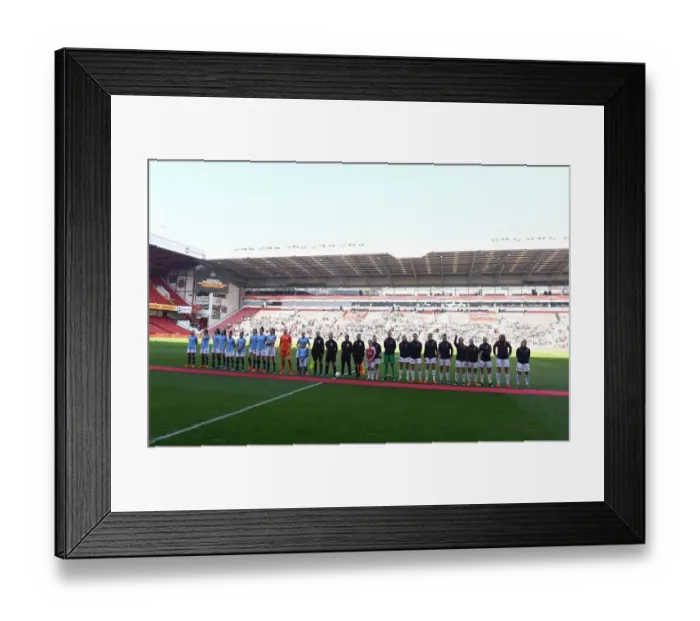 Framed Print : Arsenal v Manchester City Women - FA Womens Continental League Cup Final