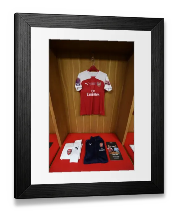 Framed Print : Arsenal Women: Preparing for Battle in the Continental Cup Final - Arsenal Shirts Readied for Clash Against Manchester City Framed Print : Arsenal Women: Preparing for Battle in the Continental Cup Final - Arsenal Shirts Readied for Clash Against Manchester City