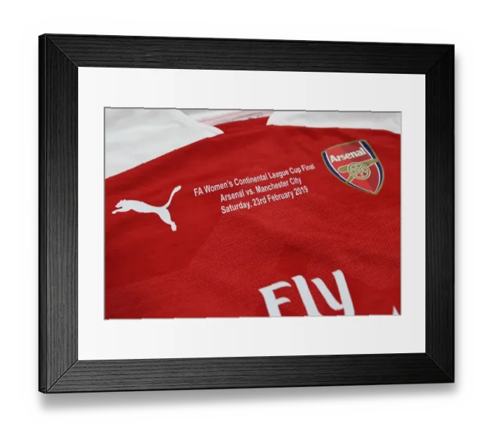 Framed Print : Arsenal Women: Preparing for Battle in FA WSL Continental Cup Final Against Manchester City