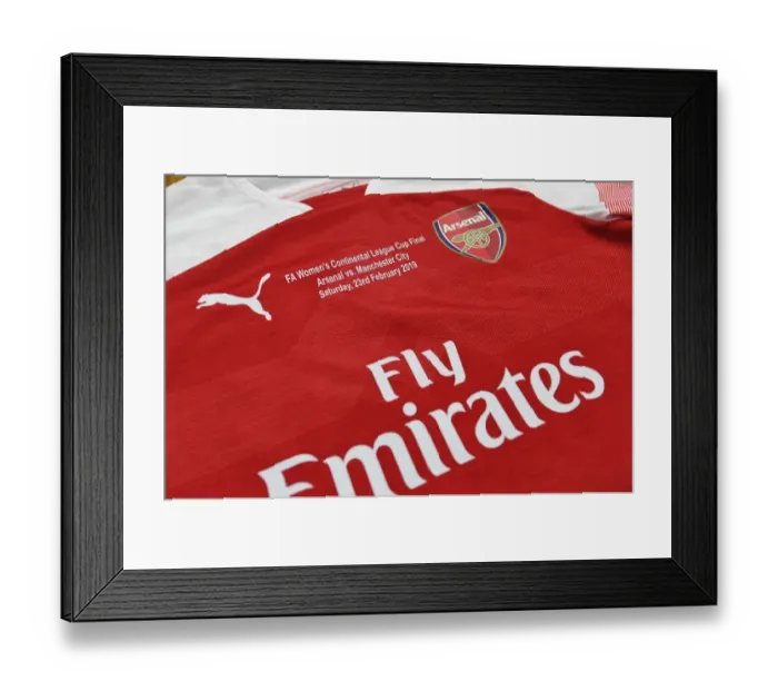 Framed Print : Arsenal Women Gear Up for Continental Cup Final Clash Against Manchester City