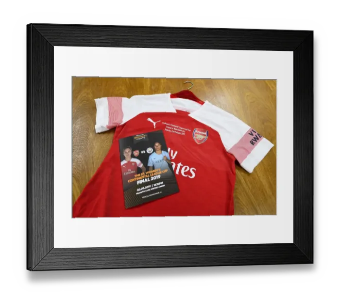 Framed Print : Arsenal Women Prepare for FA WSL Continental Cup Final Showdown Against Manchester City
