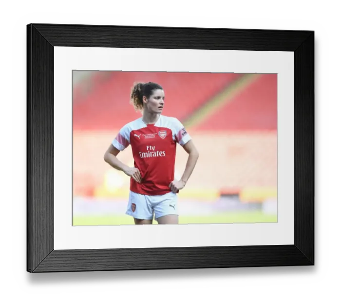 Framed Print : Dominique Bloodworth (Arsenal) Framed Print : Dominique Bloodworth (Arsenal)