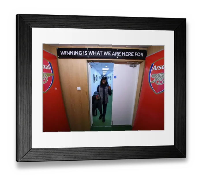 Framed Print : Danielle Carter: Arsenal Star's Pre-Match Focus at FA WSL Continental Cup Final vs Manchester City Framed Print : Danielle Carter: Arsenal Star's Pre-Match Focus at FA WSL Continental Cup Final vs Manchester City