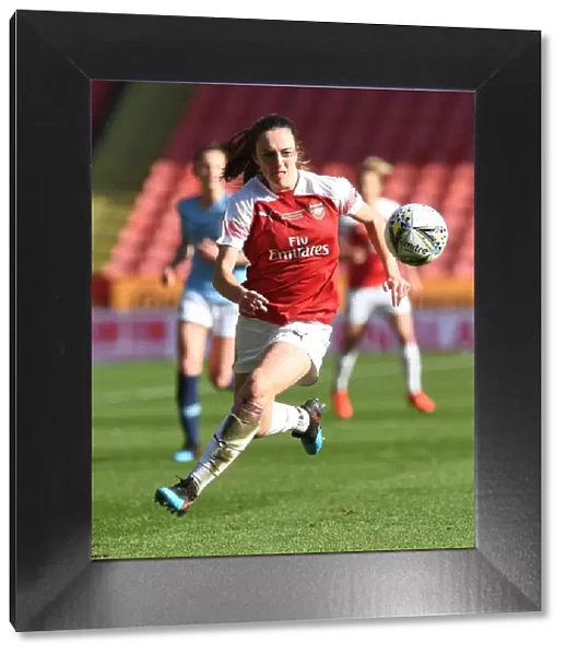 Arsenal's Lisa Evans in FA WSL Continental Cup Final Against Manchester City