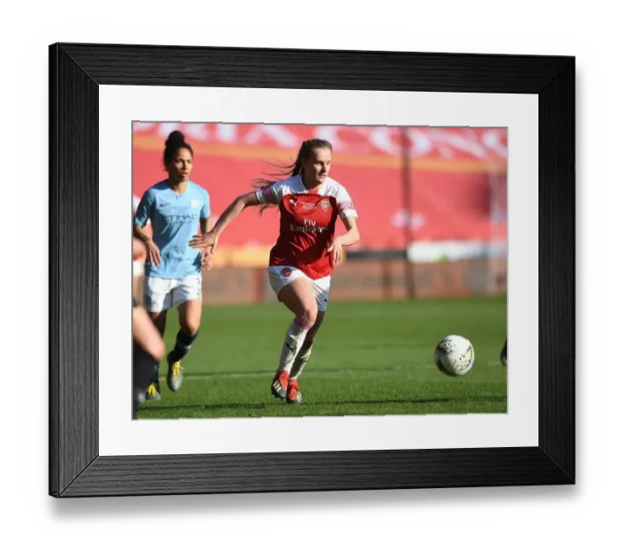 Framed Print : Amelia Hazard (Arsenal). Arsenal Women 0:0 Manchester City Women