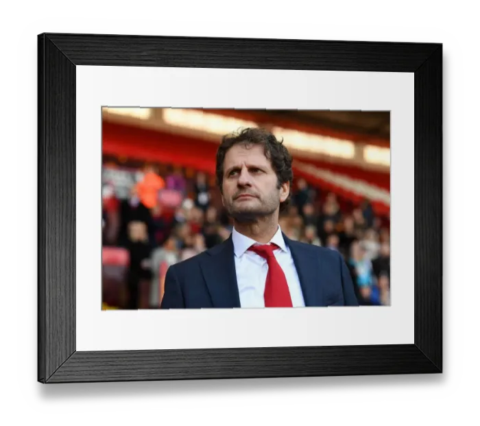Framed Print : Joe Montemurro: Arsenal Women's Manager Prepares for FA WSL Continental League Cup Final Against Manchester City