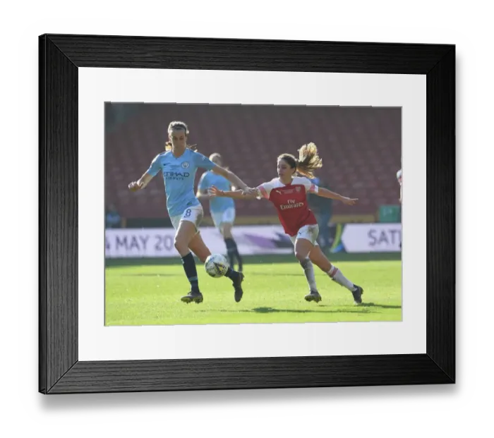 Framed Print : Arsenal vs Manchester City Women: A Clash of Titans - Van de Donk vs Scott (FA WSL Continental League Cup Final) Framed Print : Arsenal vs Manchester City Women: A Clash of Titans - Van de Donk vs Scott (FA WSL Continental League Cup Final)