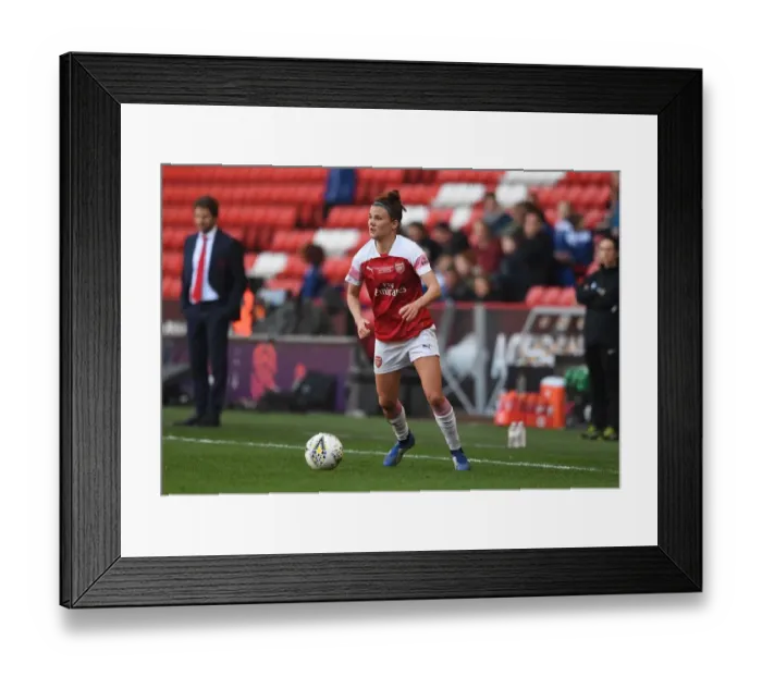 Framed Print : Katrine Veje (Arsenal). Arsenal Women 0:0 Manchester City Women Framed Print : Katrine Veje (Arsenal). Arsenal Women 0:0 Manchester City Women