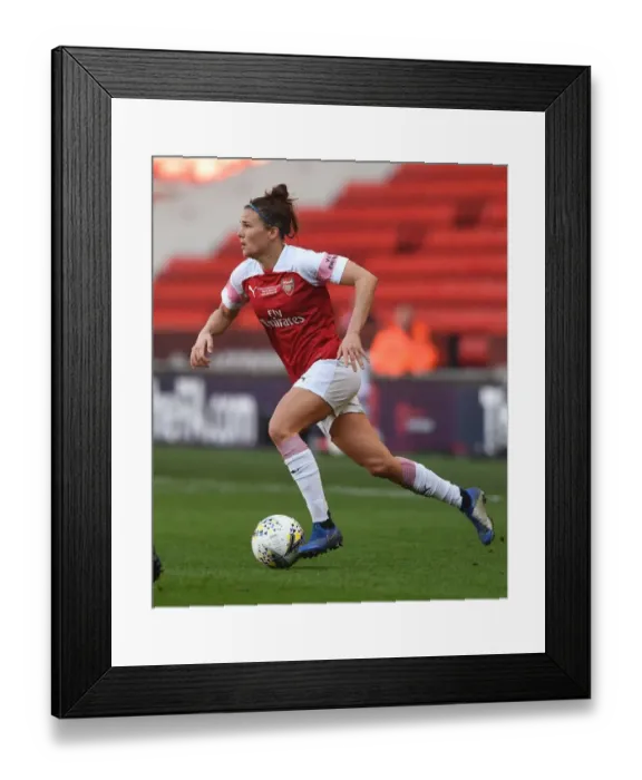 Framed Print : Katrine Veje (Arsenal). Arsenal Women 0:0 Manchester City Women