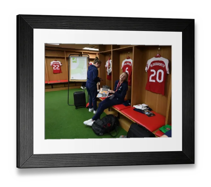 Framed Print : Leah Williamson: Arsenal Star Ready for FA WSL Continental Cup Final Showdown Against Manchester City