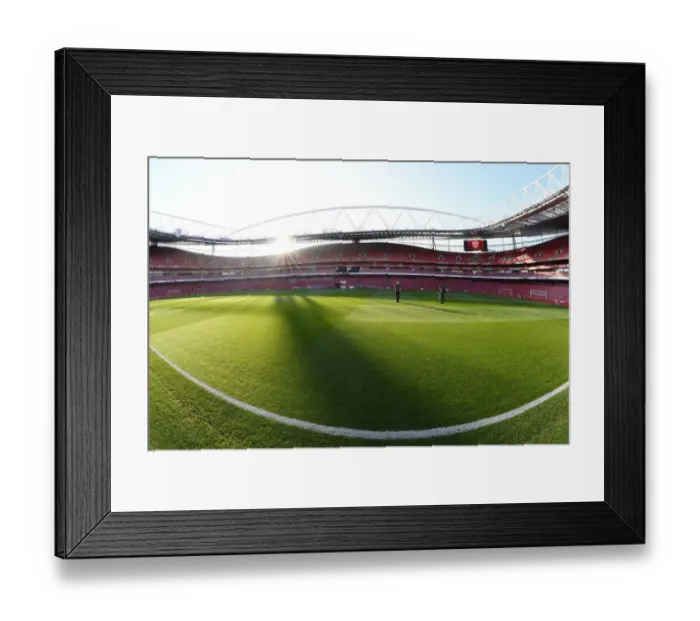 Framed Print : Arsenal vs. AFC Bournemouth: Premier League Clash at Emirates Stadium (2018-19)
