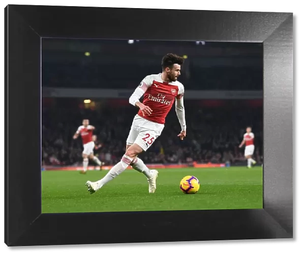 Arsenal's Carl Jenkinson in Action during the Premier League Clash Against AFC Bournemouth (2018-19)