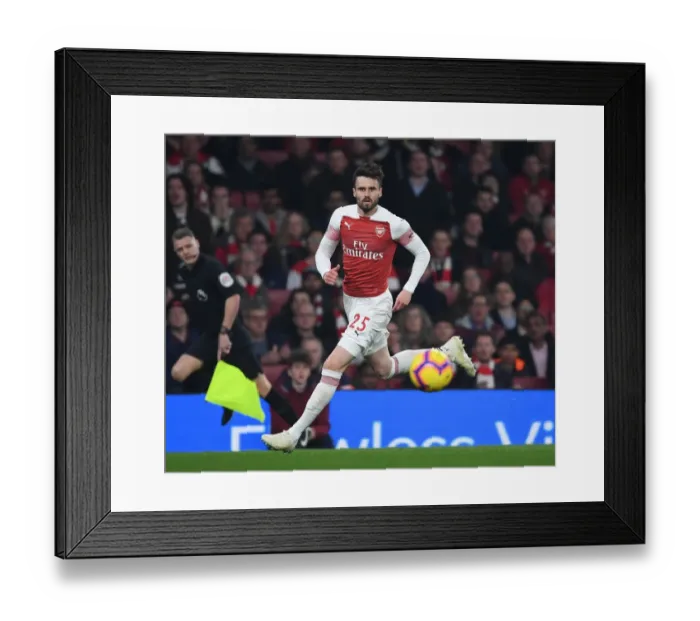 Framed Print : Arsenal's Carl Jenkinson in Action Against AFC Bournemouth (2018-19)