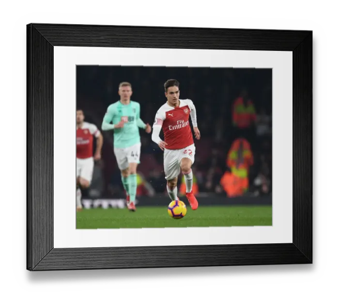 Framed Print : Denis Suarez in Action: Arsenal vs. AFC Bournemouth, Premier League 2018-19 Framed Print : Denis Suarez in Action: Arsenal vs. AFC Bournemouth, Premier League 2018-19