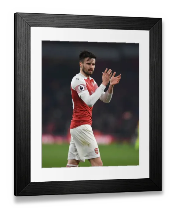 Framed Print : Carl Jenkinson's Triumphant Moment with Arsenal Fans: Celebrating the Bournemouth Victory Framed Print : Carl Jenkinson's Triumphant Moment with Arsenal Fans: Celebrating the Bournemouth Victory
