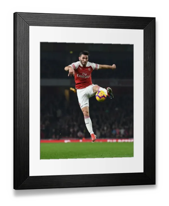 Framed Print : Sead Kolasinac: Arsenal's Unyielding Defender in Action against AFC Bournemouth, Premier League 2018-19 Framed Print : Sead Kolasinac: Arsenal's Unyielding Defender in Action against AFC Bournemouth, Premier League 2018-19