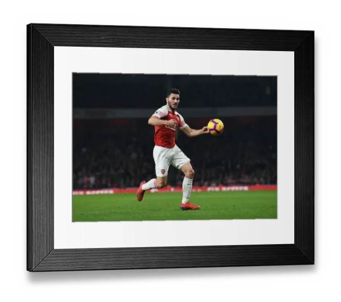 Framed Print : Sead Kolasinac in Action: Arsenal vs. AFC Bournemouth, Premier League 2018-19 Framed Print : Sead Kolasinac in Action: Arsenal vs. AFC Bournemouth, Premier League 2018-19