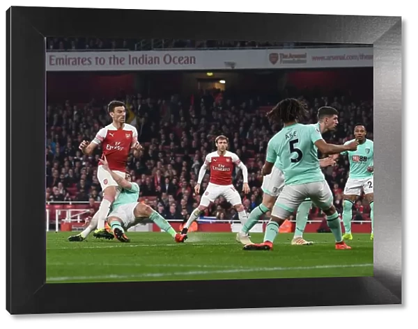 Laurent Koscielny Scores Arsenal's Third Goal vs AFC Bournemouth, Premier League 2018-19