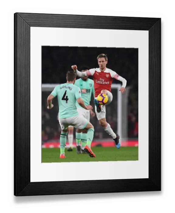 Framed Print : Monreal under Pressure: Arsenal vs. Bournemouth, Premier League 2018-19 Framed Print : Monreal under Pressure: Arsenal vs. Bournemouth, Premier League 2018-19