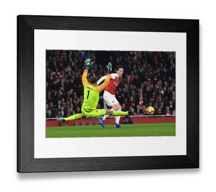 Framed Print : Mesut Ozil Confronts Pressure: Arsenal vs. AFC Bournemouth, Premier League 2019 Framed Print : Mesut Ozil Confronts Pressure: Arsenal vs. AFC Bournemouth, Premier League 2019