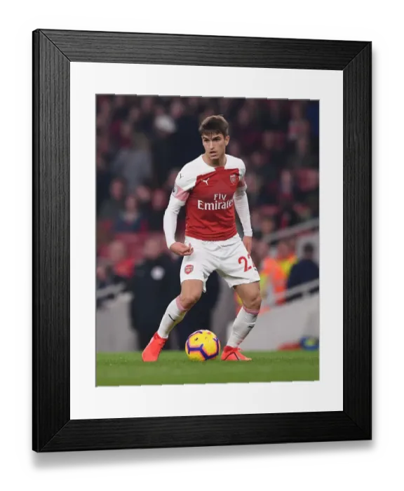 Framed Print : Denis Suarez in Action: Arsenal vs. AFC Bournemouth, Premier League 2018-19