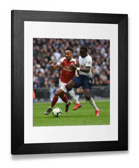 Framed Print : Clash of Titans: Aubameyang vs. Sissoko - Tottenham vs. Arsenal, Premier League 2018-19 Framed Print : Clash of Titans: Aubameyang vs. Sissoko - Tottenham vs. Arsenal, Premier League 2018-19