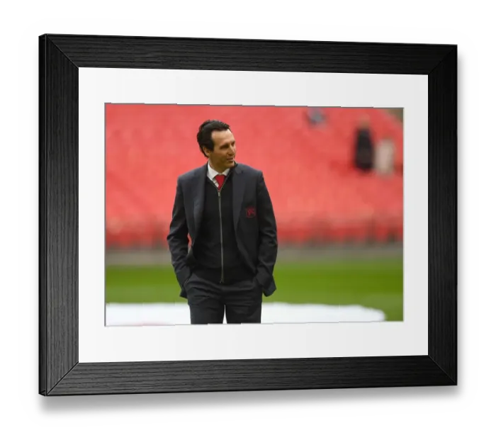 Framed Print : Unai Emery: Arsenal FC's Head Coach Ahead of Tottenham Hotspur Clash (2018-19) Framed Print : Unai Emery: Arsenal FC's Head Coach Ahead of Tottenham Hotspur Clash (2018-19)