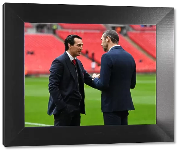 Unai Emery and Martin Keown: A Pre-Match Conversation Before the Tottenham-Arsenal Rivalry