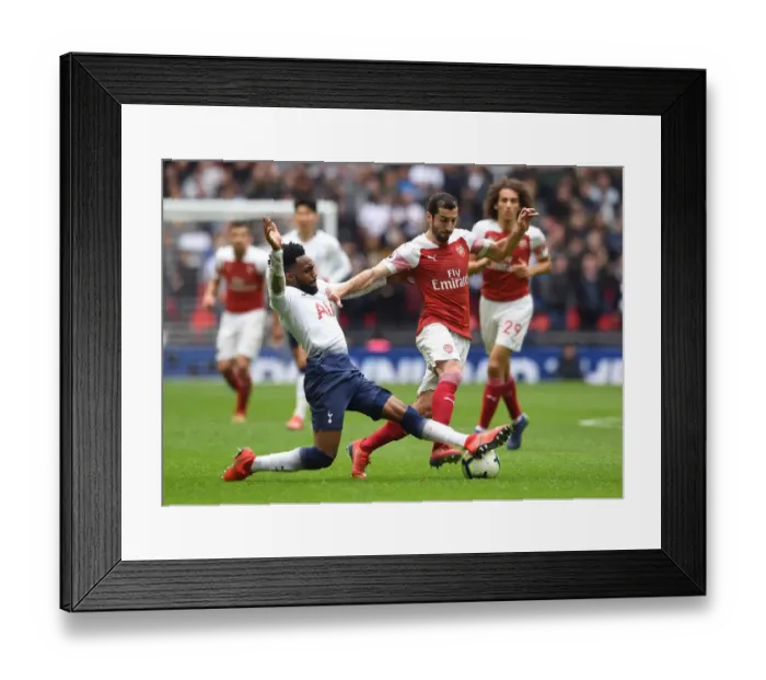 Framed Print : Mkhitaryan vs. Rose: A Premier League Battle at Wembley