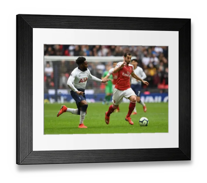 Framed Print : Mkhitaryan vs. Rose: A Premier League Showdown at Wembley