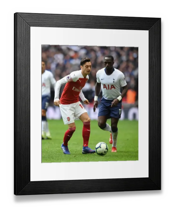 Framed Print : Mesut Ozil in Action: Tottenham vs. Arsenal, Premier League 2018-19
