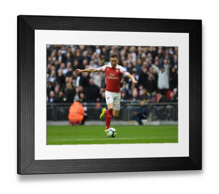 Framed Print : Aaron Ramsey in Action: Tottenham Hotspur vs. Arsenal FC, Premier League 2018-19 Framed Print : Aaron Ramsey in Action: Tottenham Hotspur vs. Arsenal FC, Premier League 2018-19