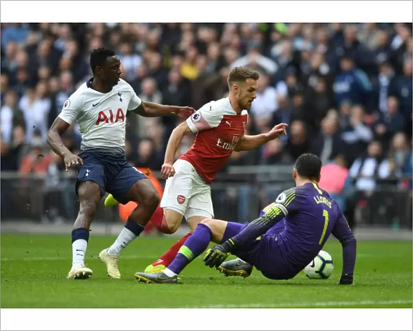 Aaron Ramsey Scores Dramatic Goal Against Tottenham's Victor Wanyama and Hugo Lloris in Premier League Showdown