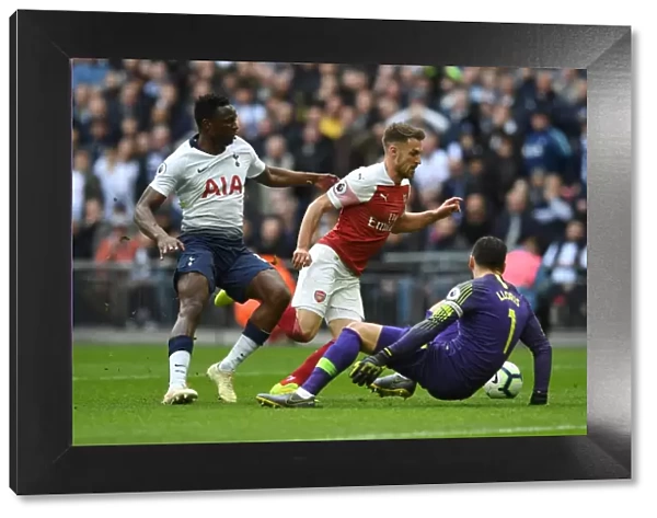 Aaron Ramsey Scores Dramatic Goal Against Tottenham's Victor Wanyama and Hugo Lloris in Premier League Showdown
