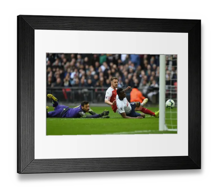 Framed Print : Ramsey Stuns Spurs: Dramatic Goal in North London Derby